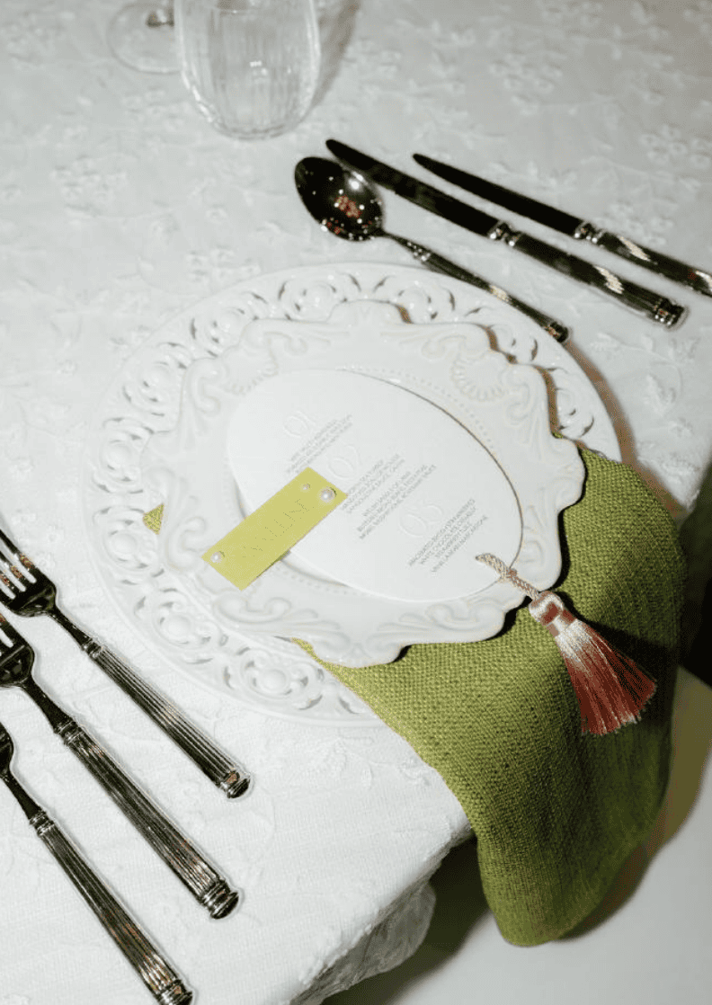 Food presentation at No. 30 Knightsbridge