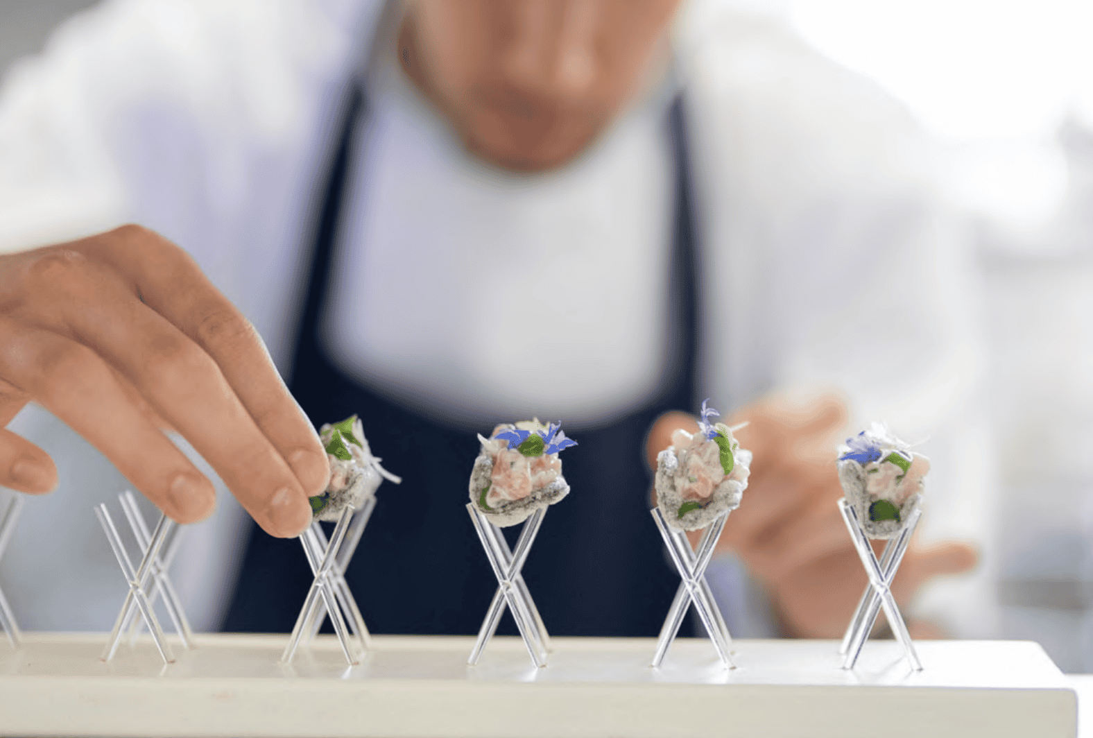 Catering service at No. 30 Knightsbridge
