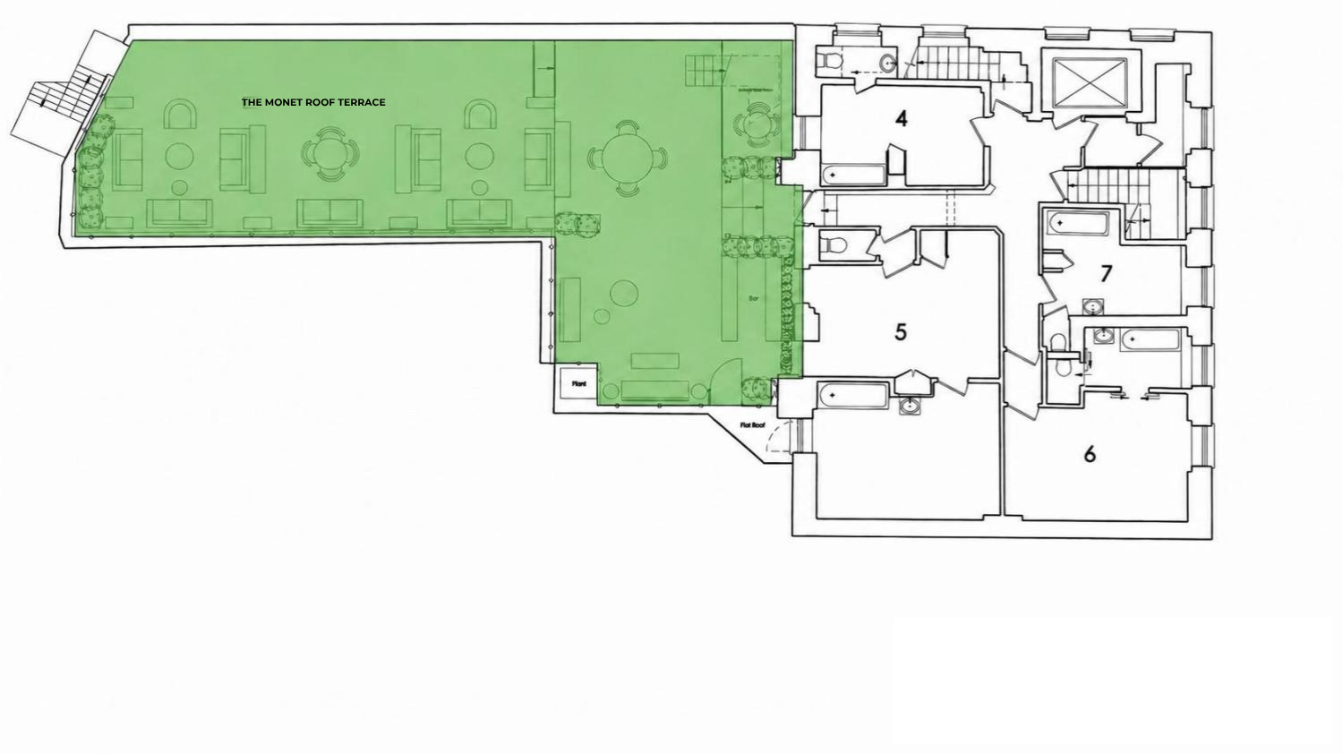 Second Floor Terrace Plan